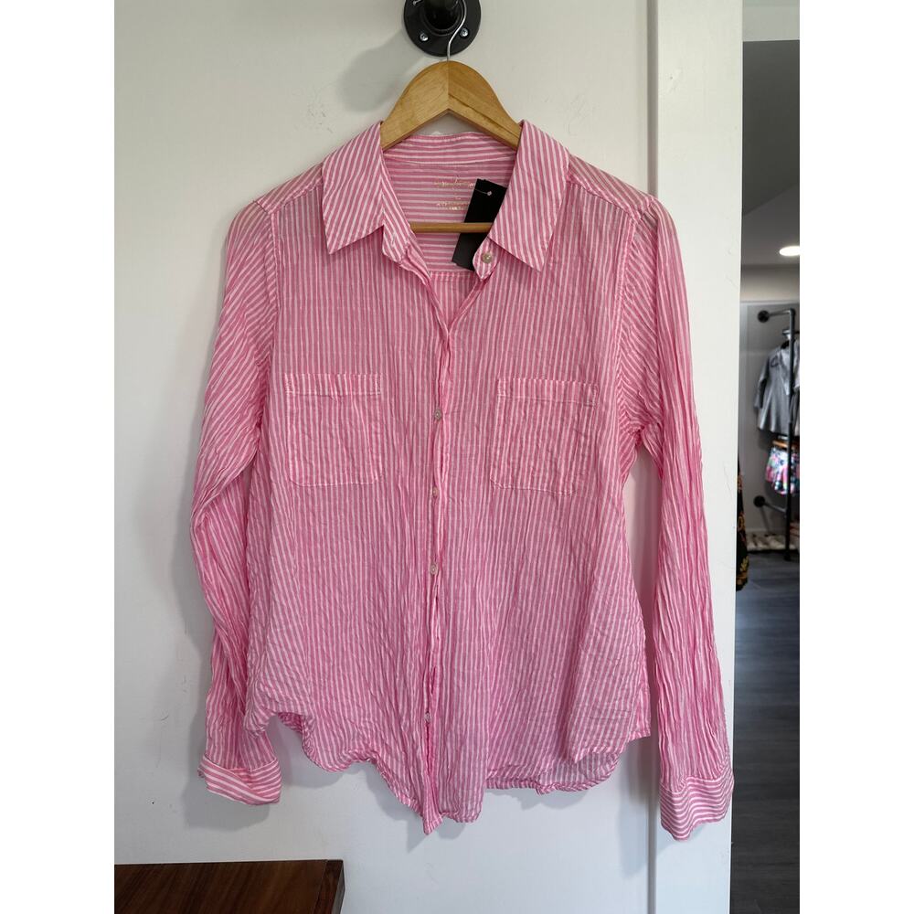 Lilly Pulitzer Striped Button Down Size L